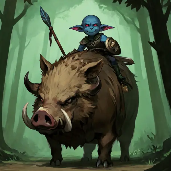 Hobgoblin Boar Rider