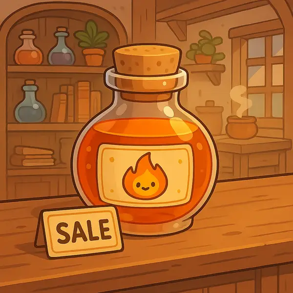 Flame Oil Flask